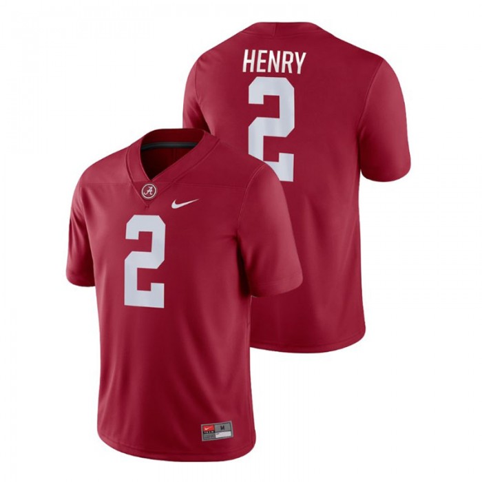 Derrick Henry For Men Alabama Crimson Tide Crimson Game College Football Jersey