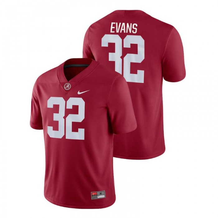 Rashaan Evans For Men Alabama Crimson Tide Crimson Game College Football Jersey