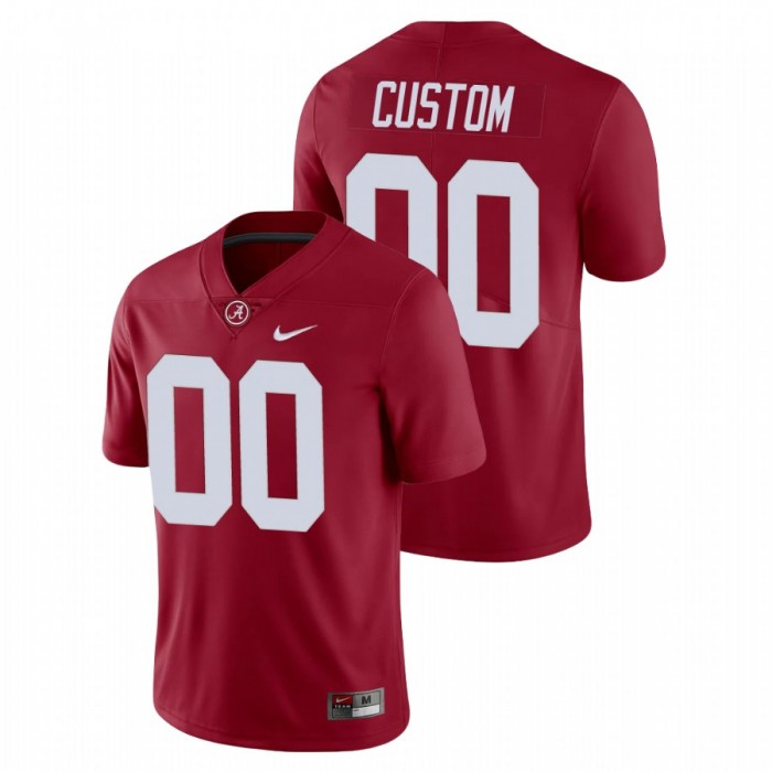 Custom Alabama Crimson Tide Limited Crimson Jersey