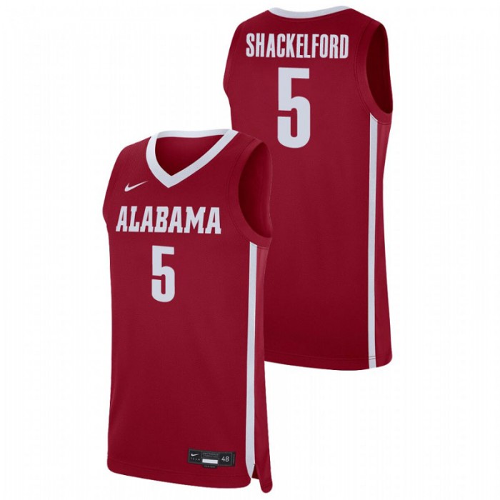 Alabama Crimson Tide Jaden Shackelford Jersey College Basketball Crimson Replica For Men