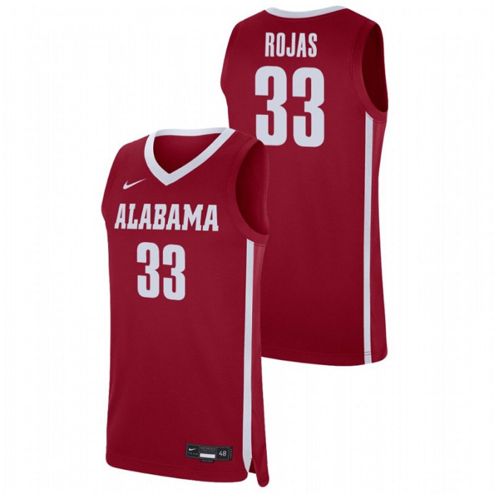 Alabama Crimson Tide James Rojas Jersey College Basketball Crimson Replica For Men