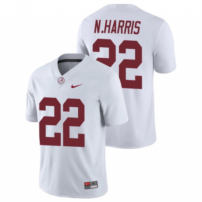 Najee Harris Alabama Crimson Tide College Football White Game Jersey