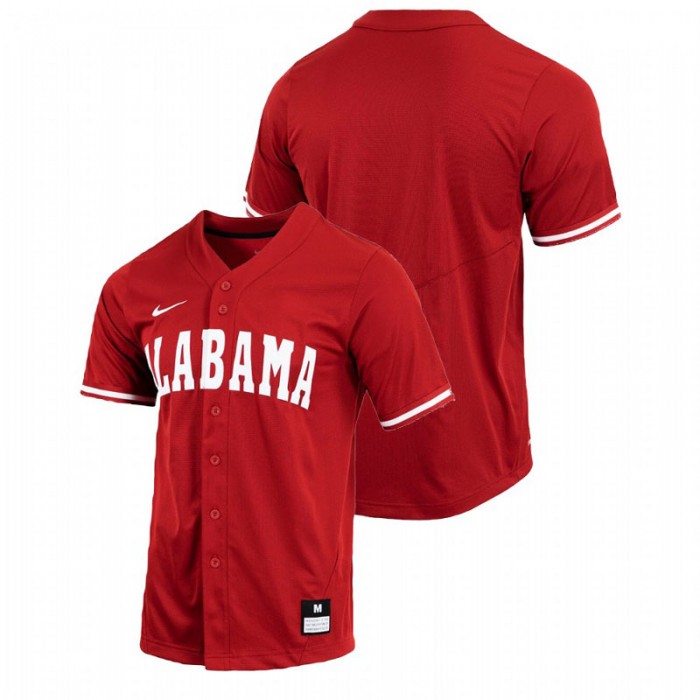 Alabama Crimson Tide Custom College Baseball Replica Crimson Men Jersey