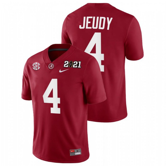 Jerry Jeudy Alabama Crimson Tide 2021 Rose Bowl Champions Crimson College Football Playoff Jersey