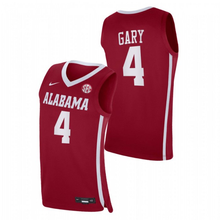 Alabama Crimson Tide Replica Juwan Gary College Basketball Jersey Crimson Men