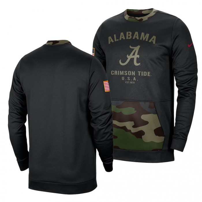 Alabama Crimson Tide Camo Veterans Day 2021 Military Appreciation Sweatshirt
