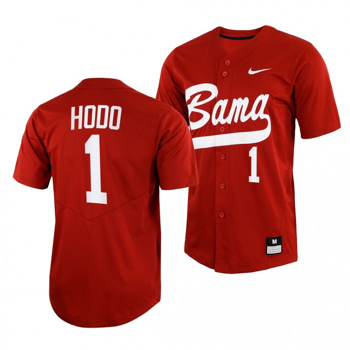 Will Hodo Alabama Crimson Tide 2022 College Baseball Men Jersey-Crimson