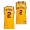 Jalen Graham #2 Arizona State Sun Devils Reverse Retro Gold Jersey 2022 Basketball