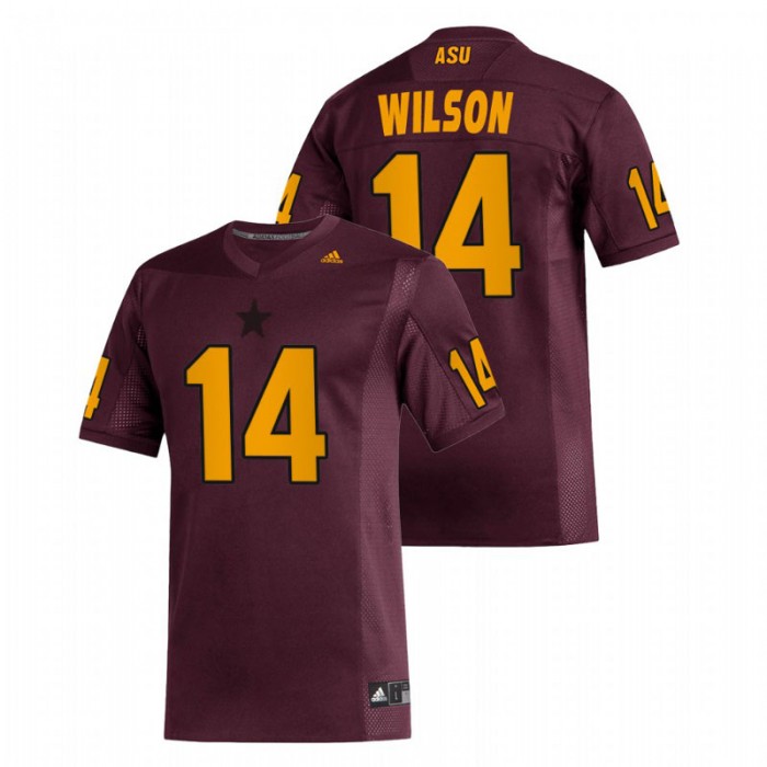 Johnny Wilson Arizona State Sun Devils Replica Maroon College Football Jersey
