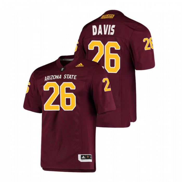 Keith Davis Arizona State Sun Devils College Football Maroon Premier Jersey
