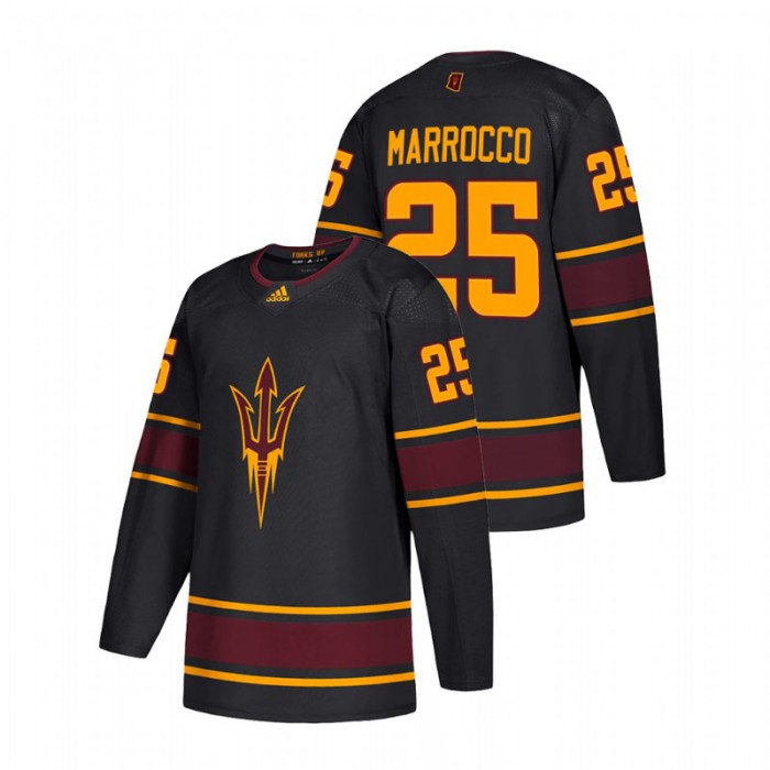 P.J. Marrocco Arizona State Sun Devils Replica Black College Hockey Jersey
