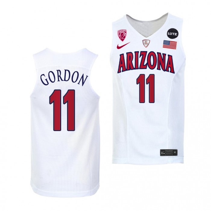 Aaron Gordon Arizona Wildcats White Jersey College Basketball NBA Alumni Shirt
