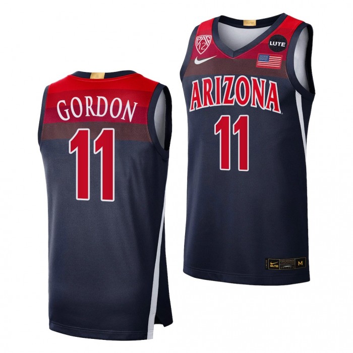 Arizona Wildcats Aaron Gordon #11 Navy NBA Alumni Jersey Elite Limited