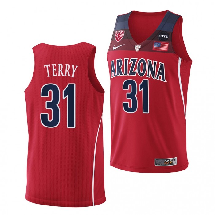 Jason Terry #31 Arizona Wildcats College Basketball Alumni Red Jersey