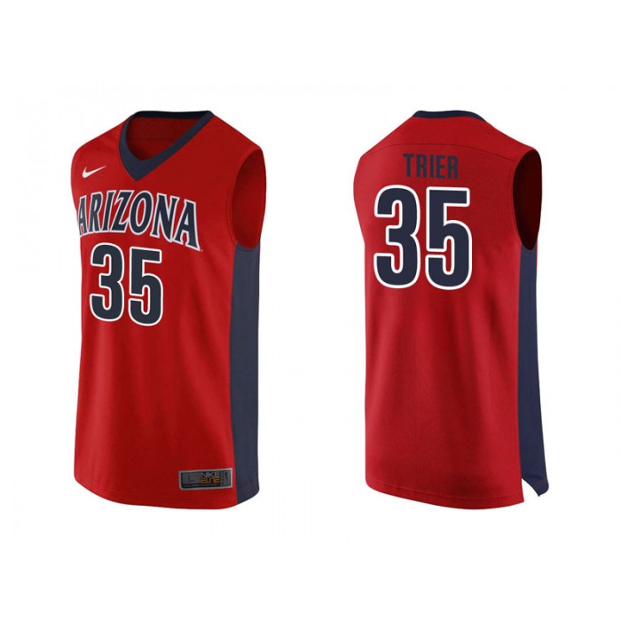 Male Allonzo Trier Arizona Wildcats Red NCAA Basketball The Best Combos Jersey