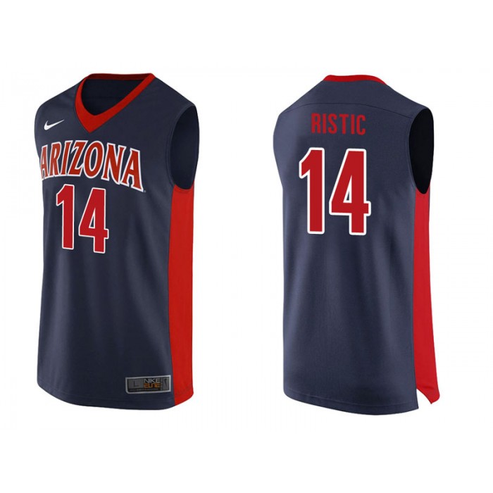 Male Dusan Ristic Arizona Wildcats Red College Team Basketball Performance Jersey