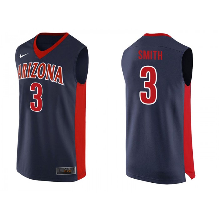 Male Dylan Smith Arizona Wildcats Red College Team Basketball Performance Jersey