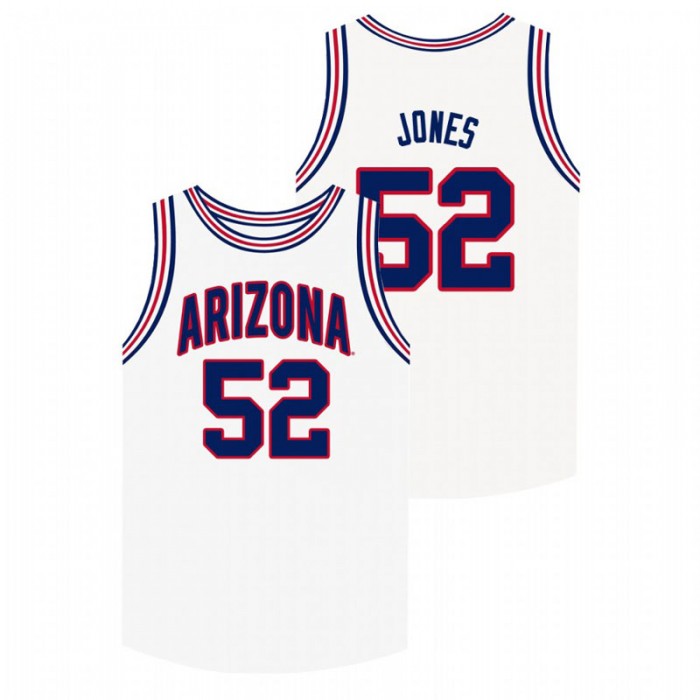 Arizona Wildcats White Kory Jones College Basketball Jersey For Men
