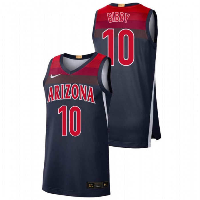Arizona Wildcats Mike Bibby Jersey College Baketball Navy Limited For Men