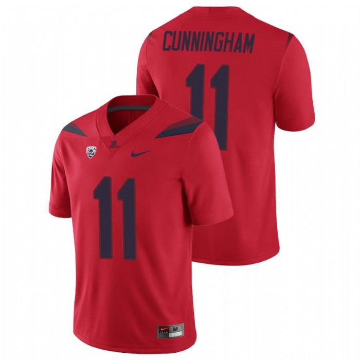 Arizona Wildcats Tayvian Cunningham College Football Alternate Game Jersey For Men Red