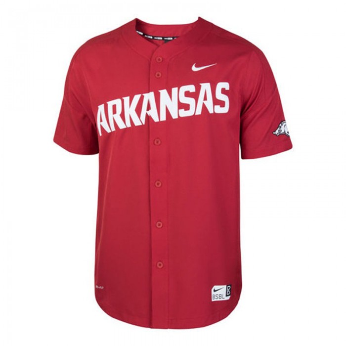 Male Arkansas Razorbacks Cardinal NCAA Baseball Jersey