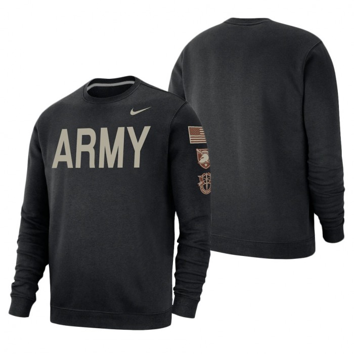 Army Black Knights Rivalry Club Fleece Pullover Sweatshirt Black