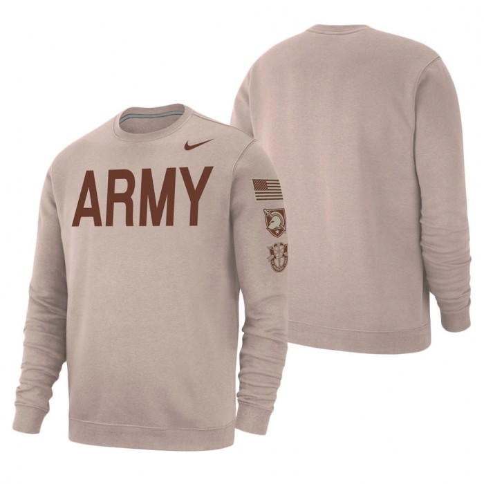 Army Black Knights Rivalry Club Fleece Pullover Sweatshirt Oatmeal