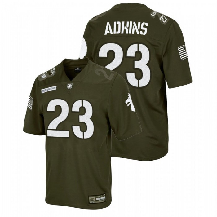 Anthony Adkins Army Black Knights Rivalry Olive Replica Jersey