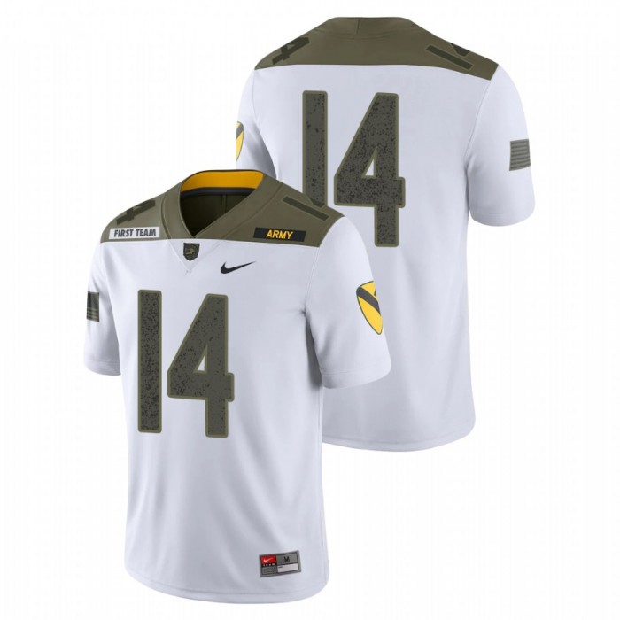 Michael Roberts Army Black Knights 1st Cavalry Division White Limited Edition Jersey