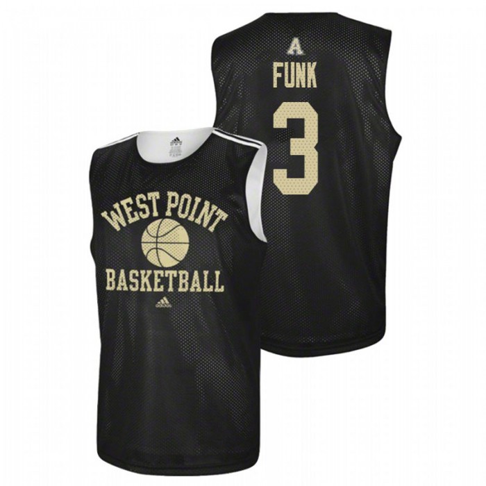 Army Black Knights College Basketball Black Tommy Funk Practice Jersey For Men