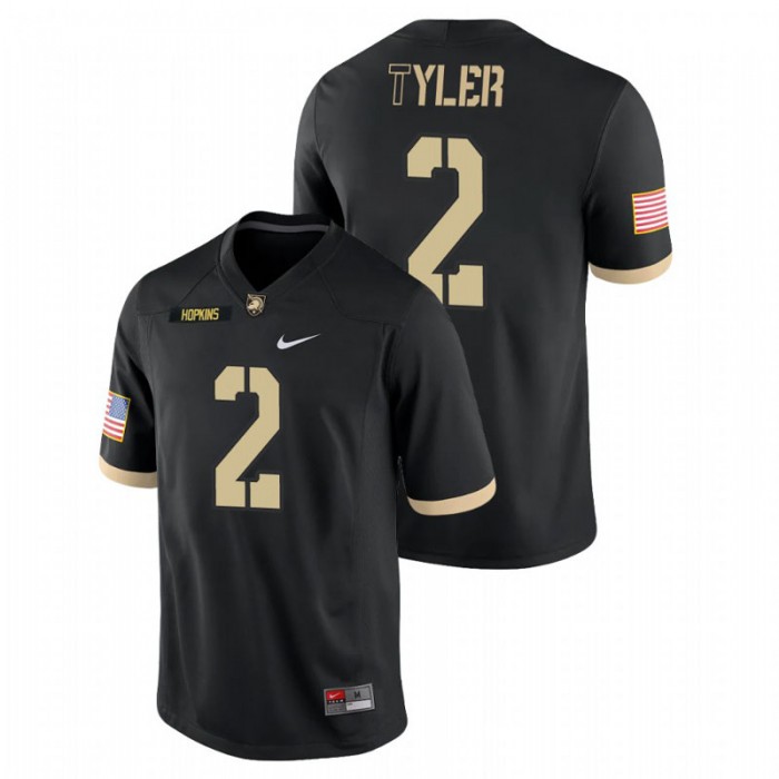 Tyhier Tyler Army Black Knights College Football Black Game Jersey