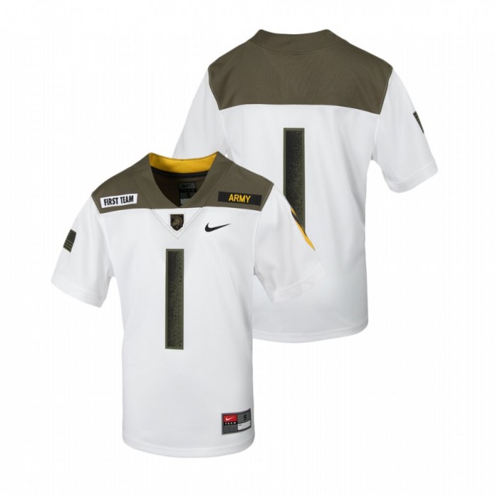 Youth Army Black Knights White 1st Cavalry Division Limited Edition Replica Jersey
