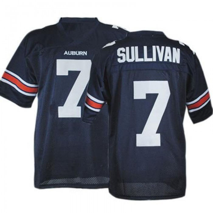 Auburn Tigers #7 Pat Sullivan Blue Football For Men Jersey