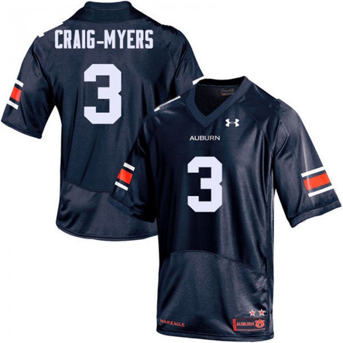 Auburn Tigers Nate Craig-Myers Navy College Football Jersey