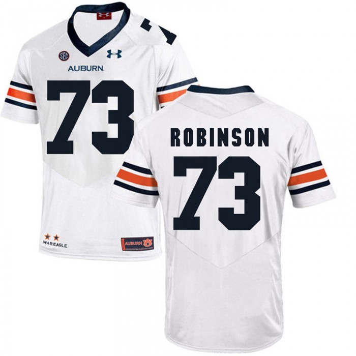 Auburn Tigers #73 White Greg Robinson College Football Jersey