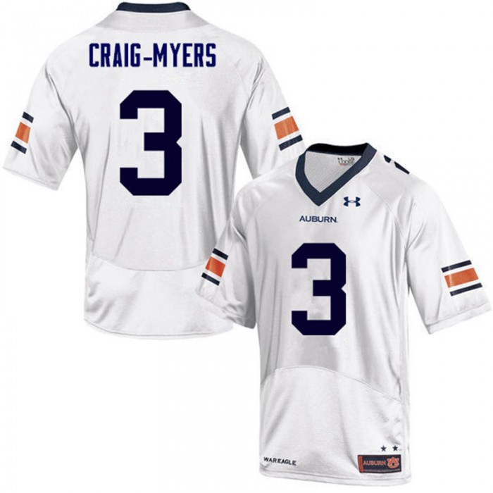 Auburn Tigers Nate Craig-Myers White College Football Jersey