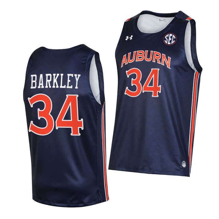 Charles Barkley Jersey Auburn Tigers College Basketball Alumni Jersey-Navy