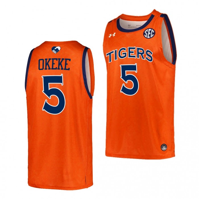 Chuma Okeke #5 Auburn Tigers Alumni Player Unite As One Orange Jersey