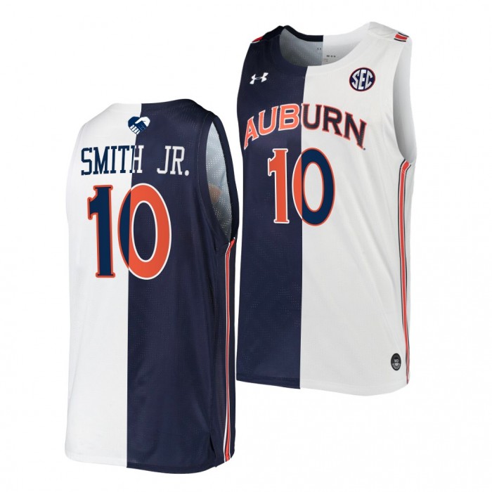 Auburn Tigers Jabari Smith Jr. 2022 Split Edition Jersey-Navy White