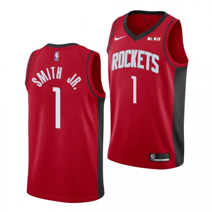 Houston Rockets Jabari Smith Jr. 2022 NBA Draft Red Icon Edition Jersey Auburn Tigers