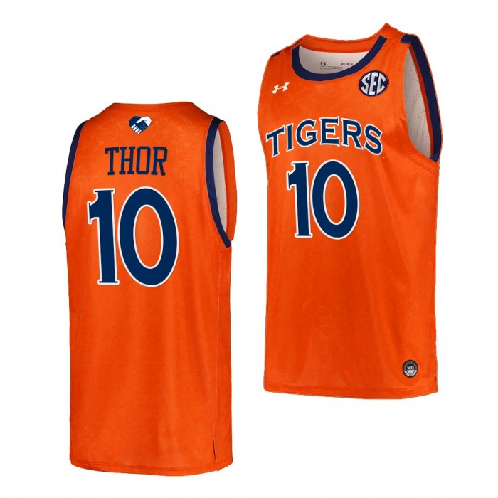 JT Thor #10 Auburn Tigers Alumni Player Unite As One Orange Jersey