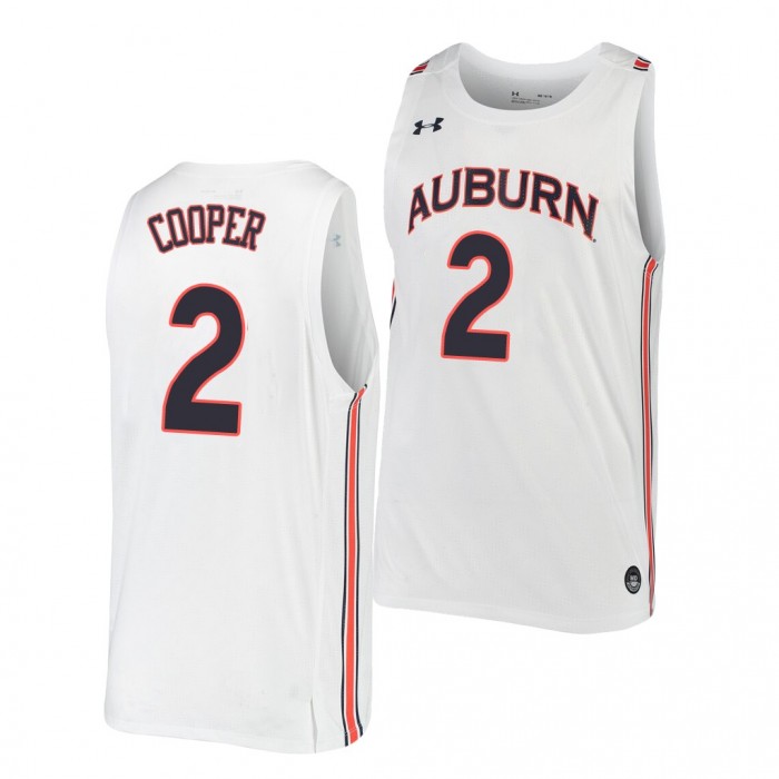 Auburn Tigers Sharife Cooper College Basketball Replica #2 Jersey-White
