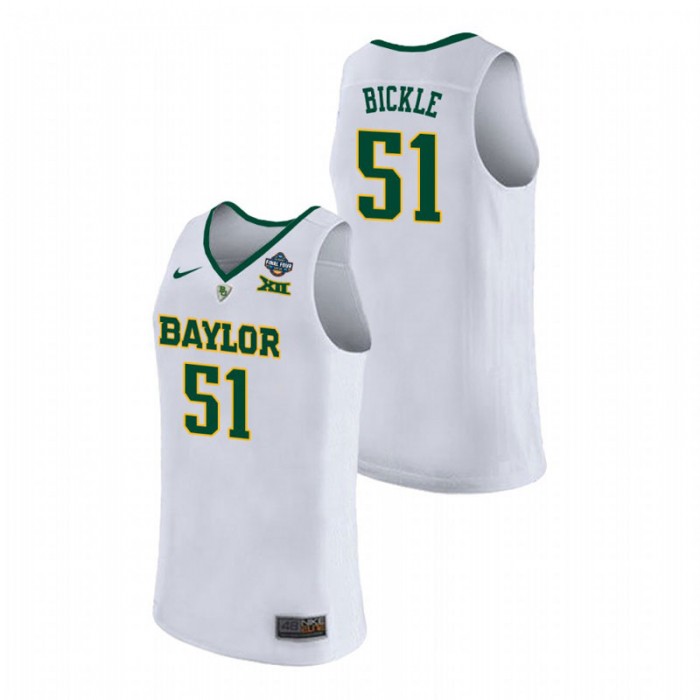 Baylor Bears Caitlyn Bickle White 2019 NCAA Women's Basketball Champions Jersey