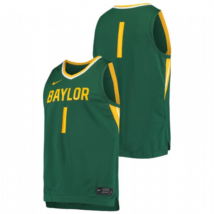 Baylor Bears Jersey Basketball Green Replica For Men