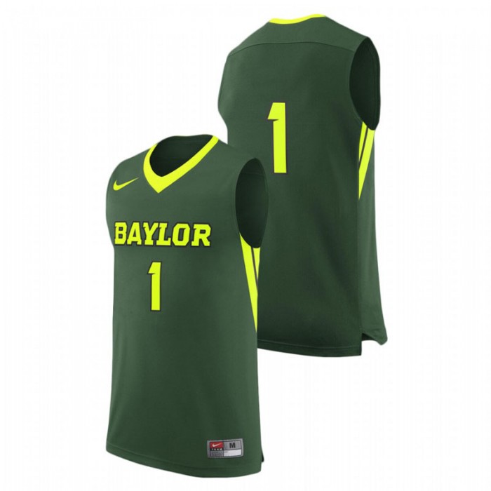 Men's Baylor Bears Green Nike Replica Jersey