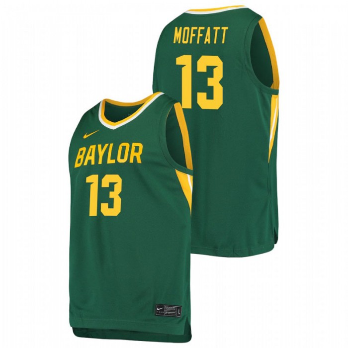 BAYLOR BEARS Basketball Jackson Moffatt Replica Jersey Green For Men