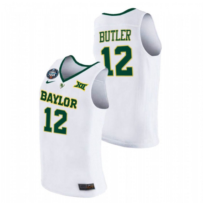 Baylor Bears Jared Butler Jersey White 2021 March Madness Final Four Men
