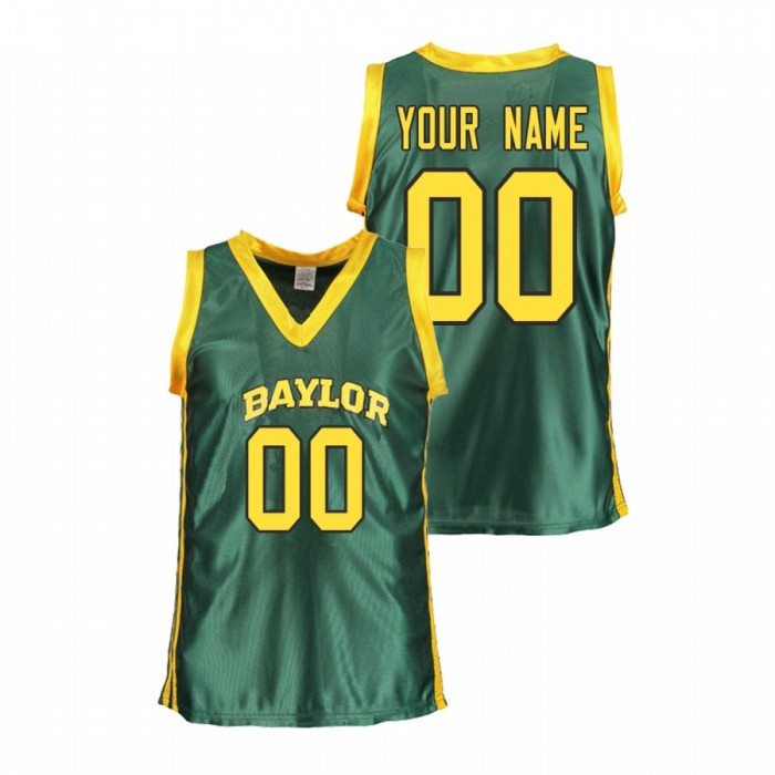 Baylor Bears College Basketball Green Custom Replica Jersey Women's