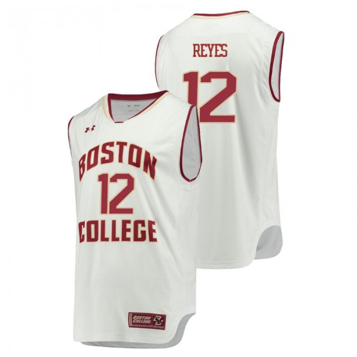 Boston College Eagles College Basketball White Johncarlos Reyes Replica Jersey