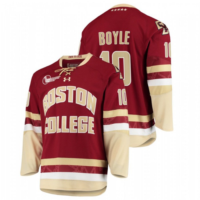 Brian Boyle Boston College Eagles College Hockey Maroon Jersey